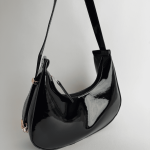 Elegant black women's handbag with sleek design