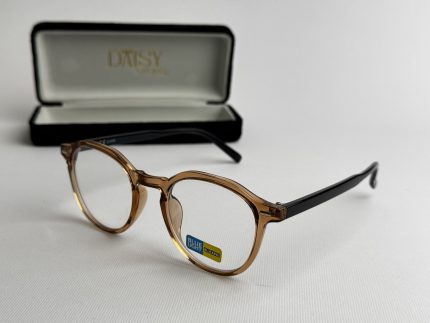 Syze Qetesuese Blue Control glasses with stylish protective design.