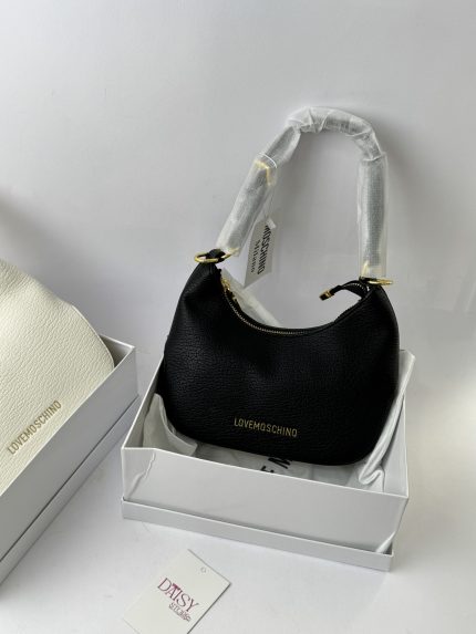 Canta Femrash Love Moschino Hobo bag in box with tags.