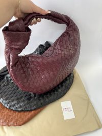 Bottega Veneta Jodie bag in woven leather, elegant and stylish design.
