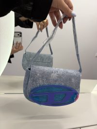 Diesel 1DR women's bag, stylish denim design with blue accents.