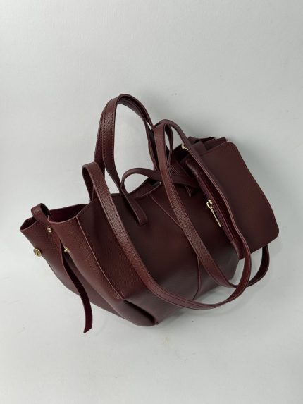 Masa mini bordo handbag from Daisy Store with straps.