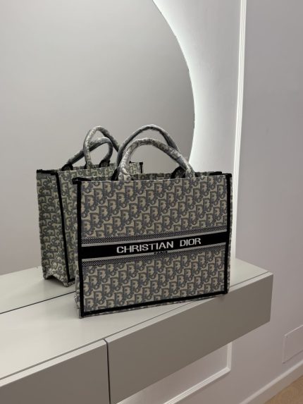 Christian Dior Book Tote elegant women's bag on display.