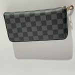 Louis Vuitton checkered wallet, elegant and stylish design.