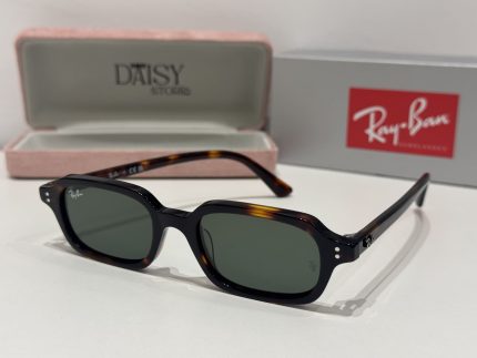 Ray-Ban sunglasses with case, stylish and protective eyewear.