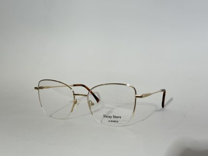 Elegant women's optical frames with gold accents, Daisy Store Albania.