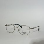 Elegant women's optical frames with sleek metal design.