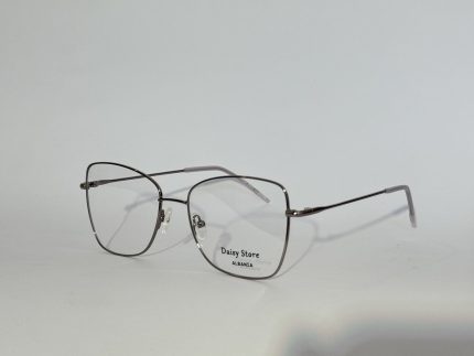 Elegant women's optical glasses with sleek metal frame.
