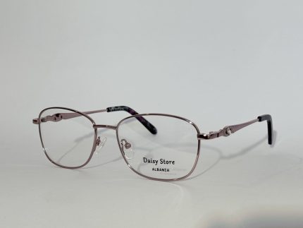 Women's modern optical glasses with sleek metal frame.