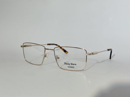 Men's optical glasses with stylish metal frame.