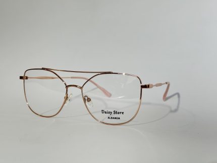 Women's stylish optical glasses with gold frame, Daisy Store Albania.
