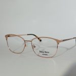 Elegant women's optical glasses with rose gold frame.