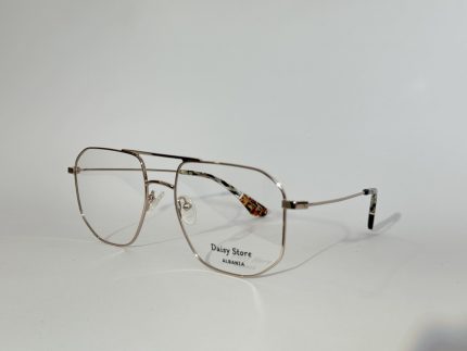 Elegant women's optical glasses with sleek metal frame.