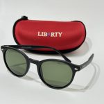 Syze Dielli Liberty Origjinale sunglasses with red case.