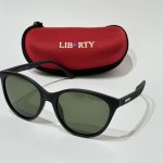 Syze Dielli Liberty Origjinale sunglasses with red case.