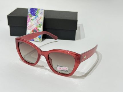 Anna Smith sunglasses, red frame, elegant design, protective lenses.
