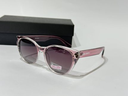Anna Smith pink sunglasses with black case for protection.