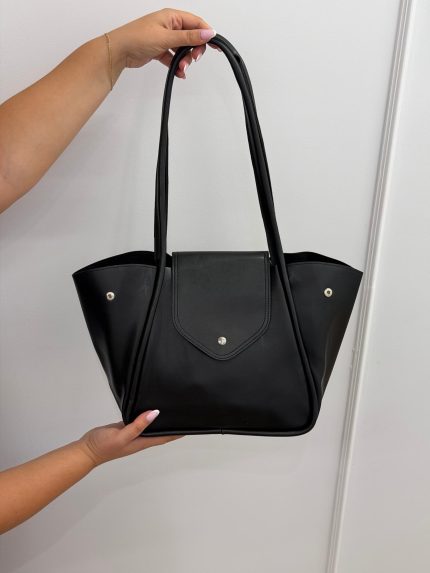daisy store tote lëkure me kapak - Daisy Store Tote lëkure me kapak