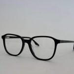 Men's stylish black optical frames for comfort.