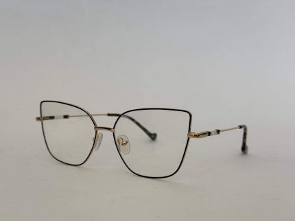 Skelete Optike Daisy Store stylish eyeglasses with gold frame.