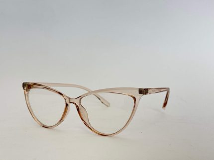 Stylish women's optical glasses with clear cat-eye frames.