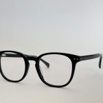 Women's black eyeglasses frame, stylish and comfortable design.