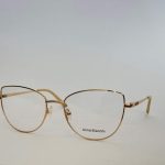 Elegant women's eyeglasses with gold frames for style and comfort.