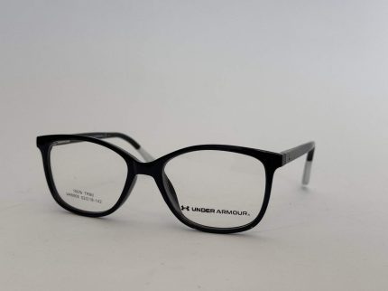 Under Armour black eyeglasses, stylish and durable design.