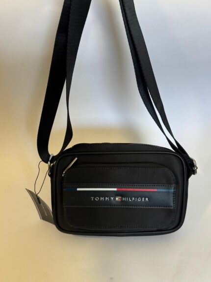 Tommy Hilfiger men's bag, black, stylish and comfortable design.